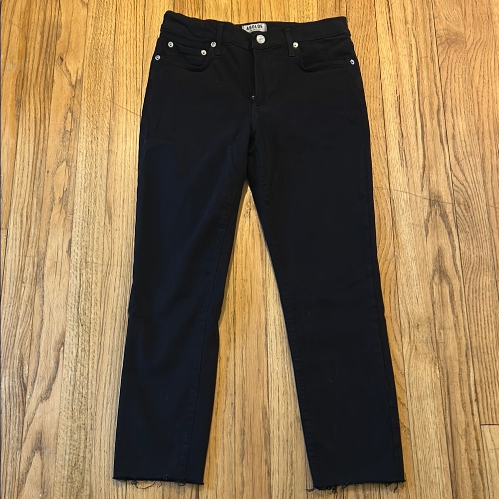 AGOLDE black Sophie crop jeans size 30